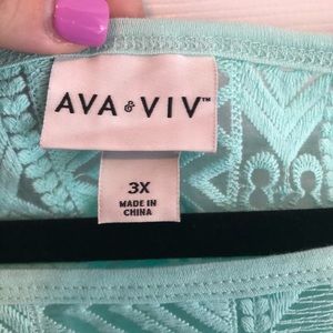 Ava & Viv Tops - NWOT Ava & Viv Size 3x Blue T-shirt Ava & Viv Tops - NWOT Ava & Viv Size 3x Blue T-shirt